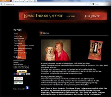 Julie Spencer old website